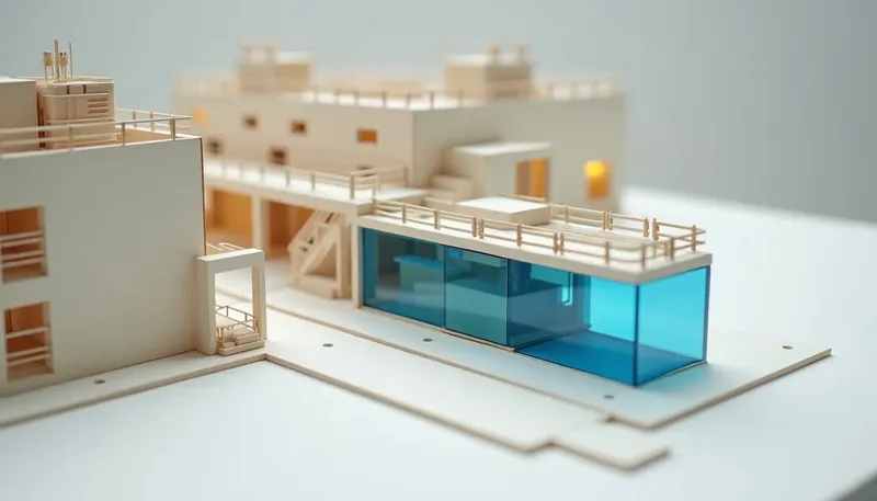 A miniature conveyor machine with a glowing blue trapdoor quietly catching a jammed part below the line, showing production-ready failure that stays boring.