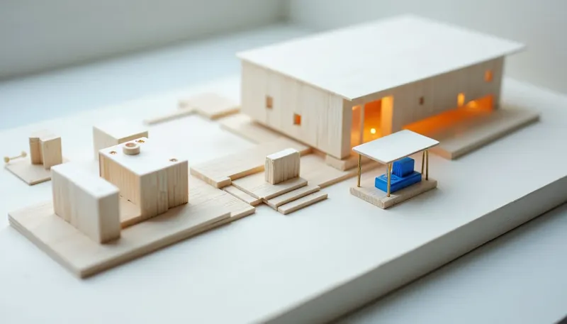 A miniature judging table with a wide row of failed assemblies pushed aside and one raised cradle holding the assembly that survived, the cradle in glowing blue acrylic, showing who avoids the usual failure rate.