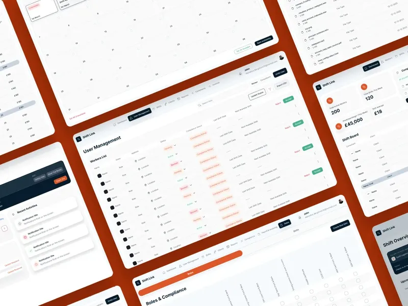 Shift Link product interface